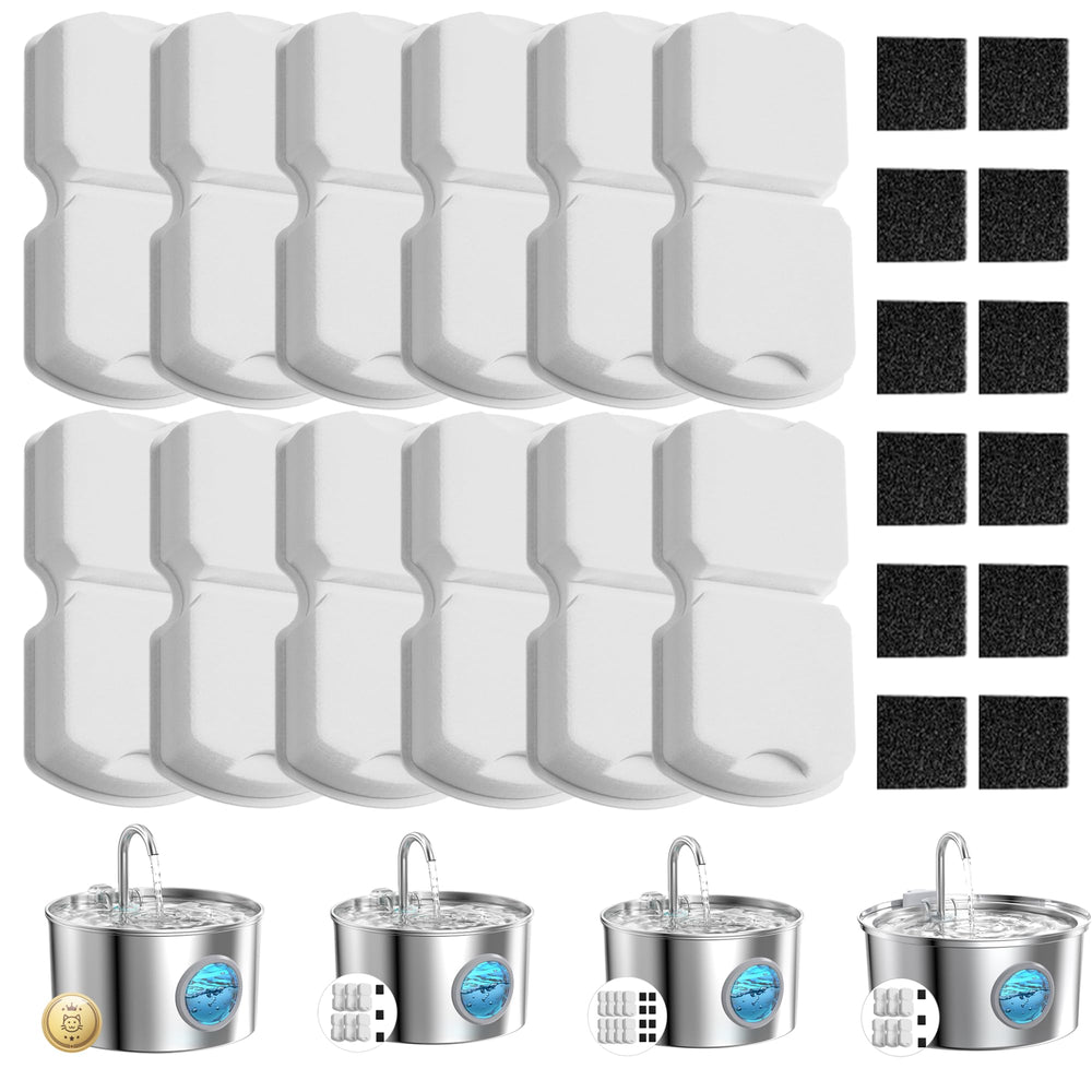 GIOTOHUN emballage 24 filtres, stockage pratique et gain de temps