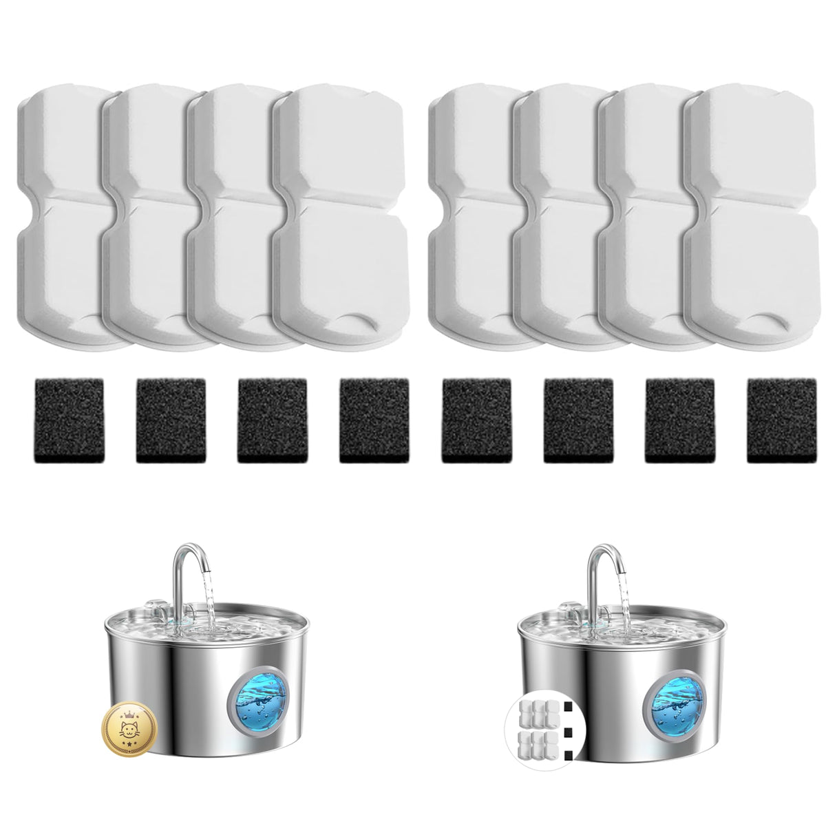 GIOTOHUN pack de filtres en avant, solution hygiène pour eau propre