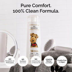 GIOVANNI texture mousse riche facilitant rinçage et démêlage
