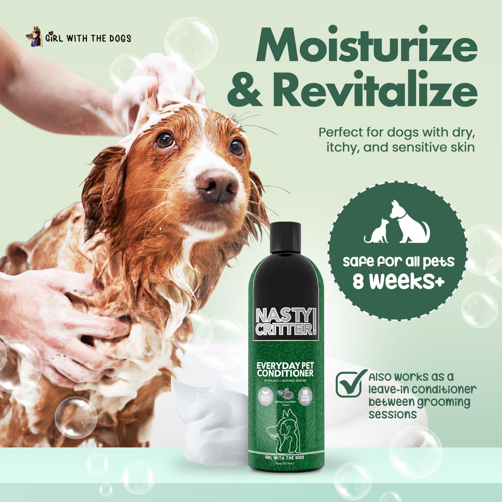 Texture du conditionneur Nasty Critter par Girl With The Dogs pour toucher soyeux