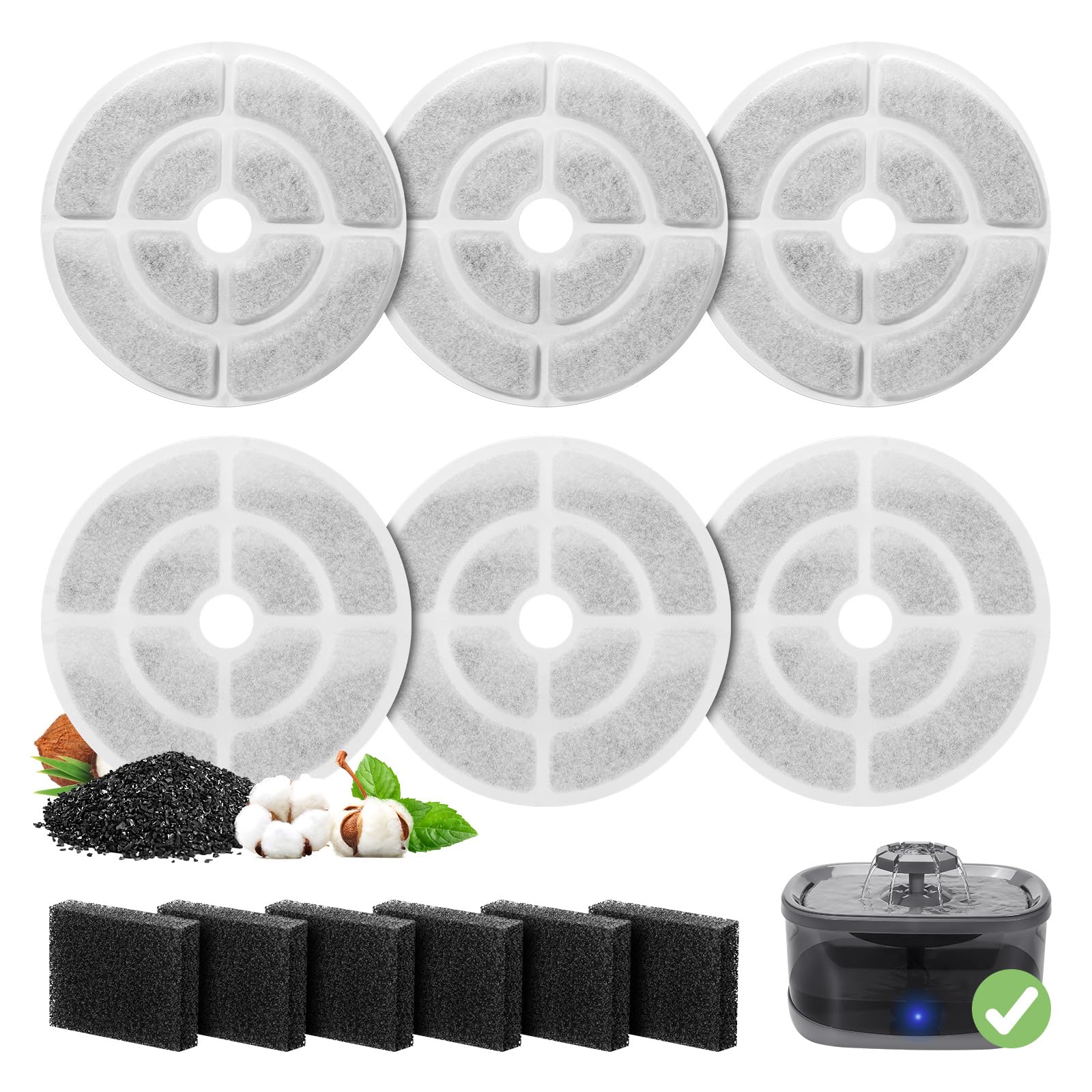 GISOFIK vue avant de l’emballage 6 filtres, solution pratique