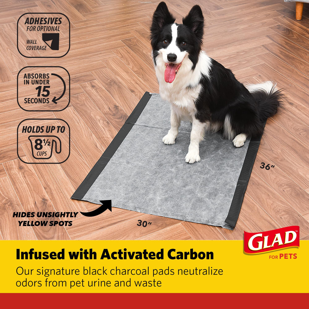 Glad for Pets gros plan sur couche au charbon actif réduisant les odeurs