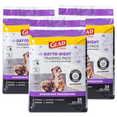 Glad for Pets emballage avant montrant le format et le nombre d'unités, pratique