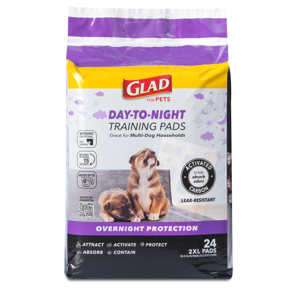 Glad for Pets packaging face avant montrant la quantité et le format pratique