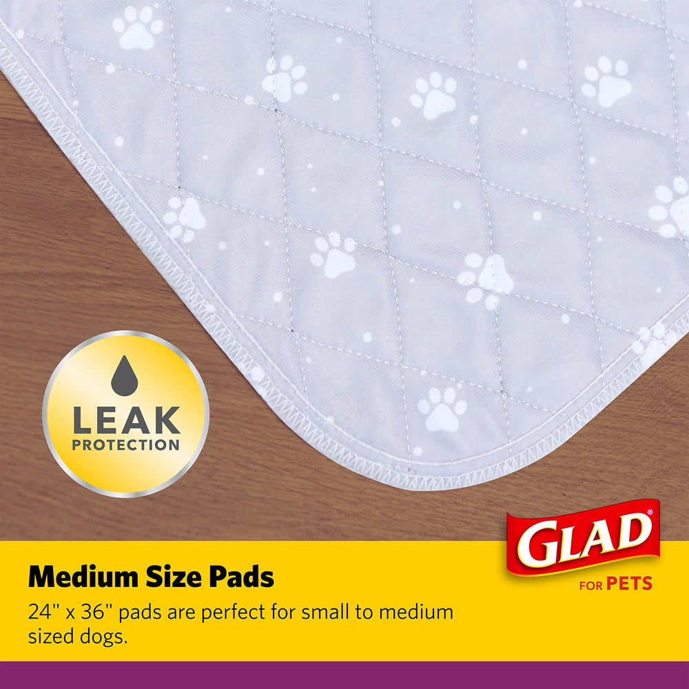 Glad for Pets gros plan du matelassage doux pour confort et absorption améliorée