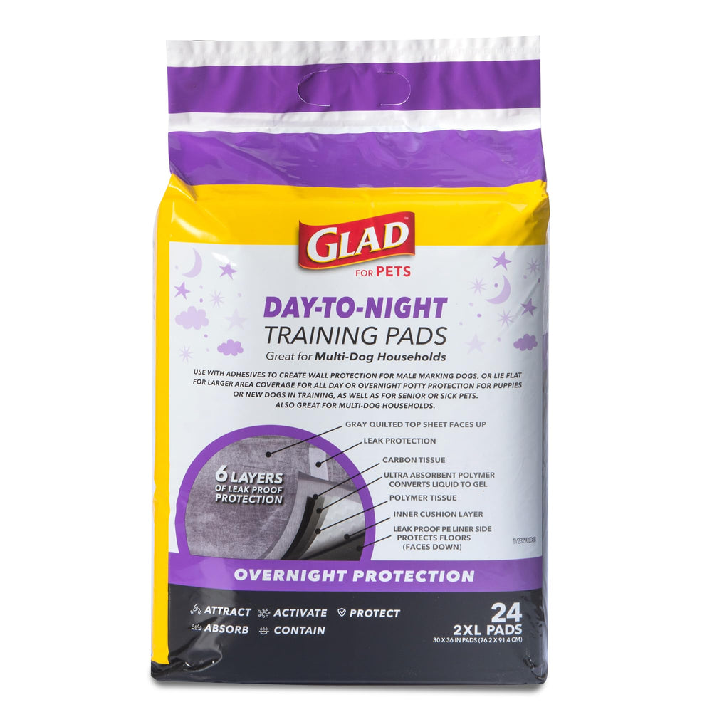 Glad for Pets coussin utilisé de nuit dans le salon pour contrôle d'odeur