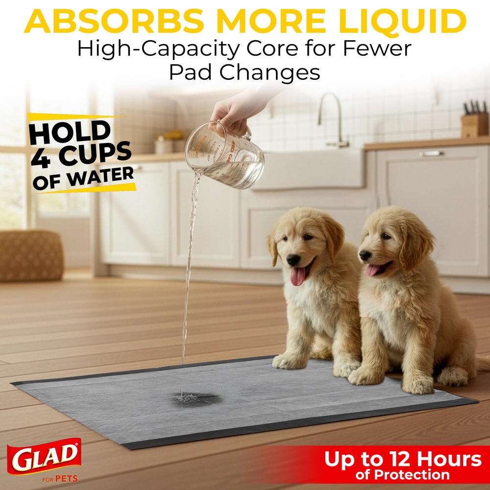 Glad tapis déployé 28x30 pouces offrant large couverture protectrice