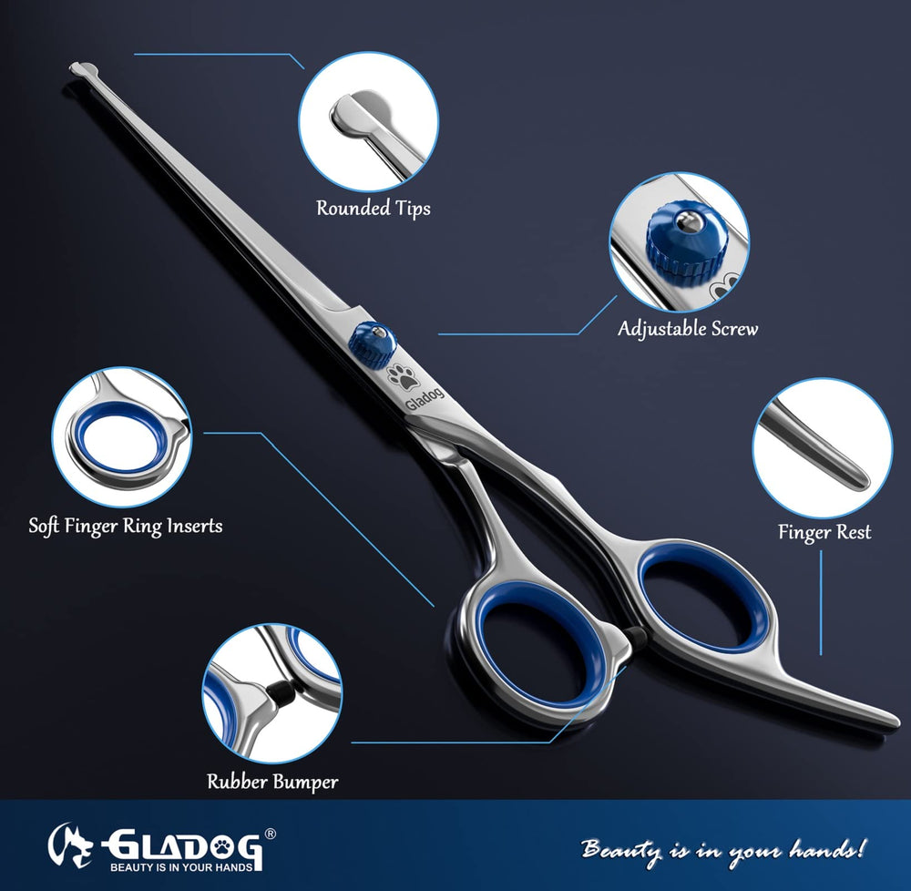 GLADOG ciseau courbé détail de lame pour contours précis et sûrs