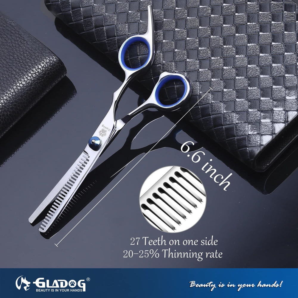 GLADOG ciseau effileur gros plan, coupe nette sans tirer les poils