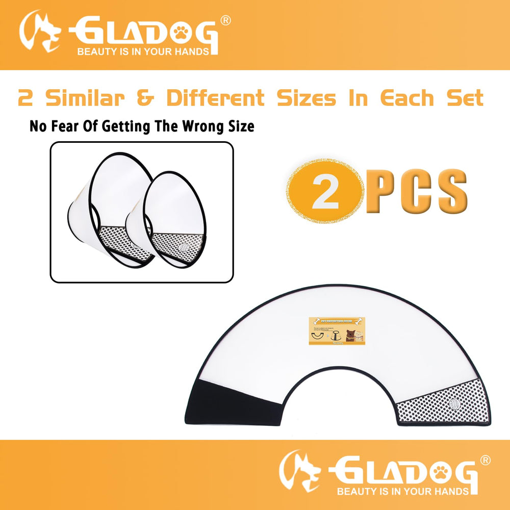 GLADOG gros plan bord tissu souple, réduit frottements et irritations