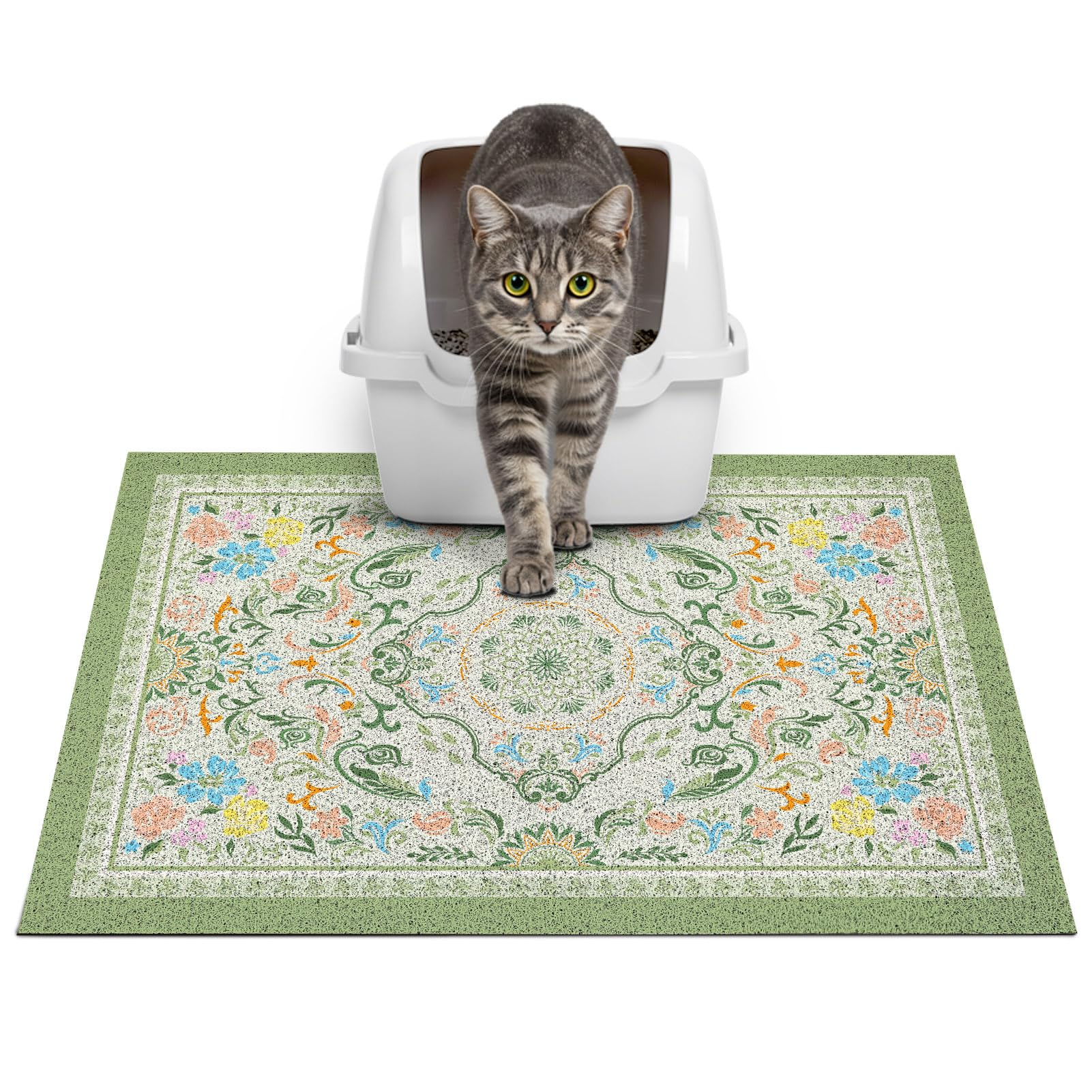 Glittme tapis devant caisse montrant protection du sol
