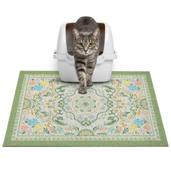 Glittme tapis devant caisse montrant protection du sol