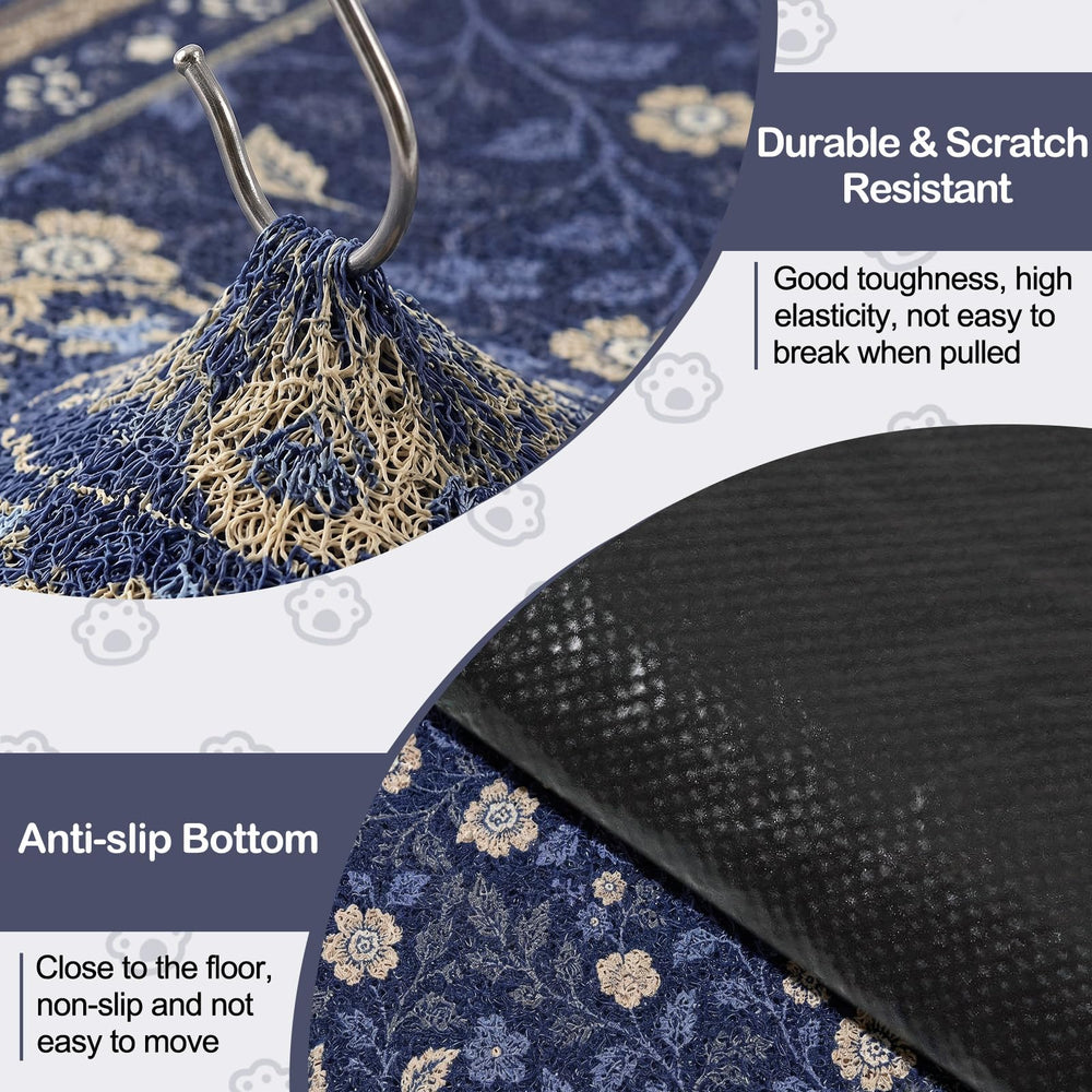 Glittme tapis côte à côte comparaison taille adapté aux bacs standards