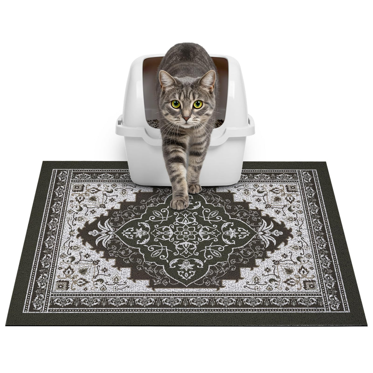 Glittme tapis face avant montrant protection du sol et facilité d'entretien