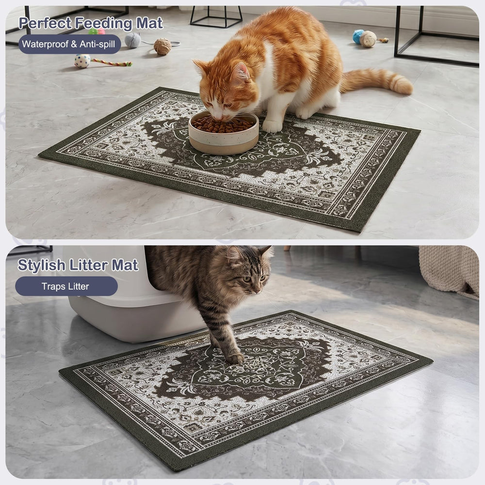Glittme tapis rincé et séché prêt à réutiliser pour un entretien simple