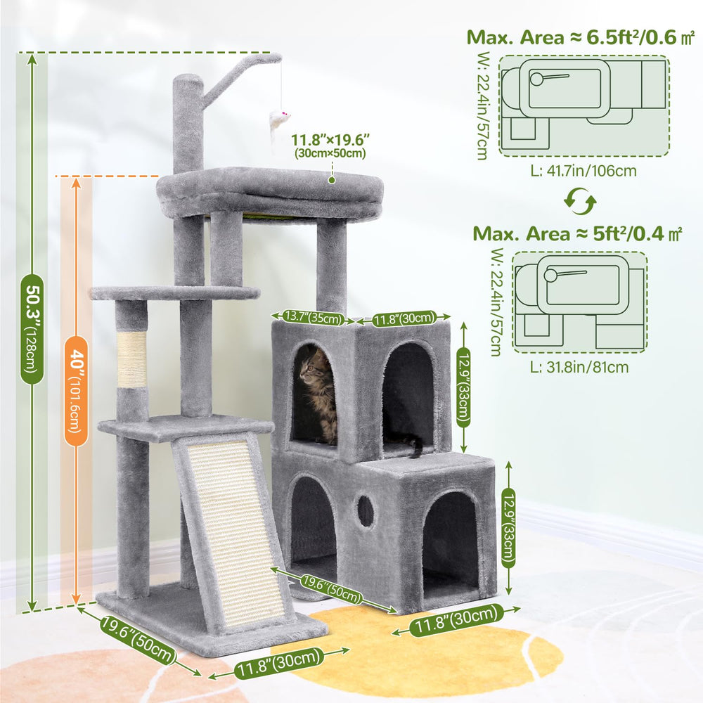 Globlazer plateformes et échelles, parcours de jeu pour chats actifs