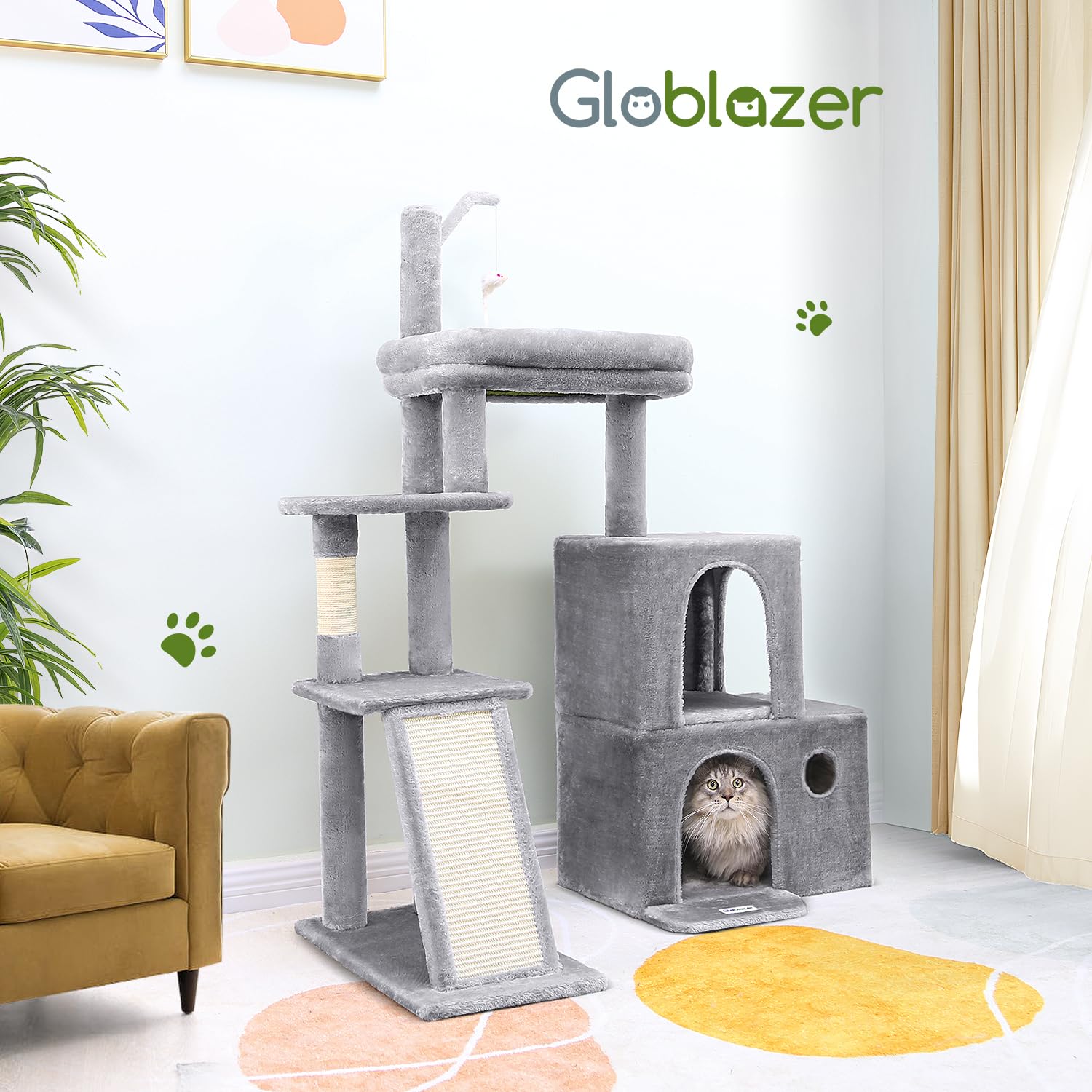 Globlazer F50 dans un salon moderne, intégration esthétique et pratique