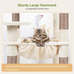 Globlazer hamac large soutenant un chat détendu avec stabilité