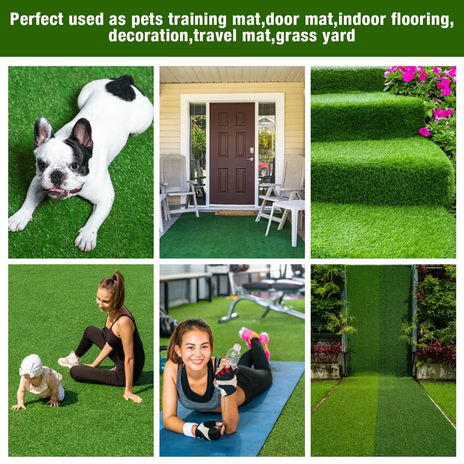 GLOBREEN tapis installé sur balcon, solution pratique pour petits espaces urbains