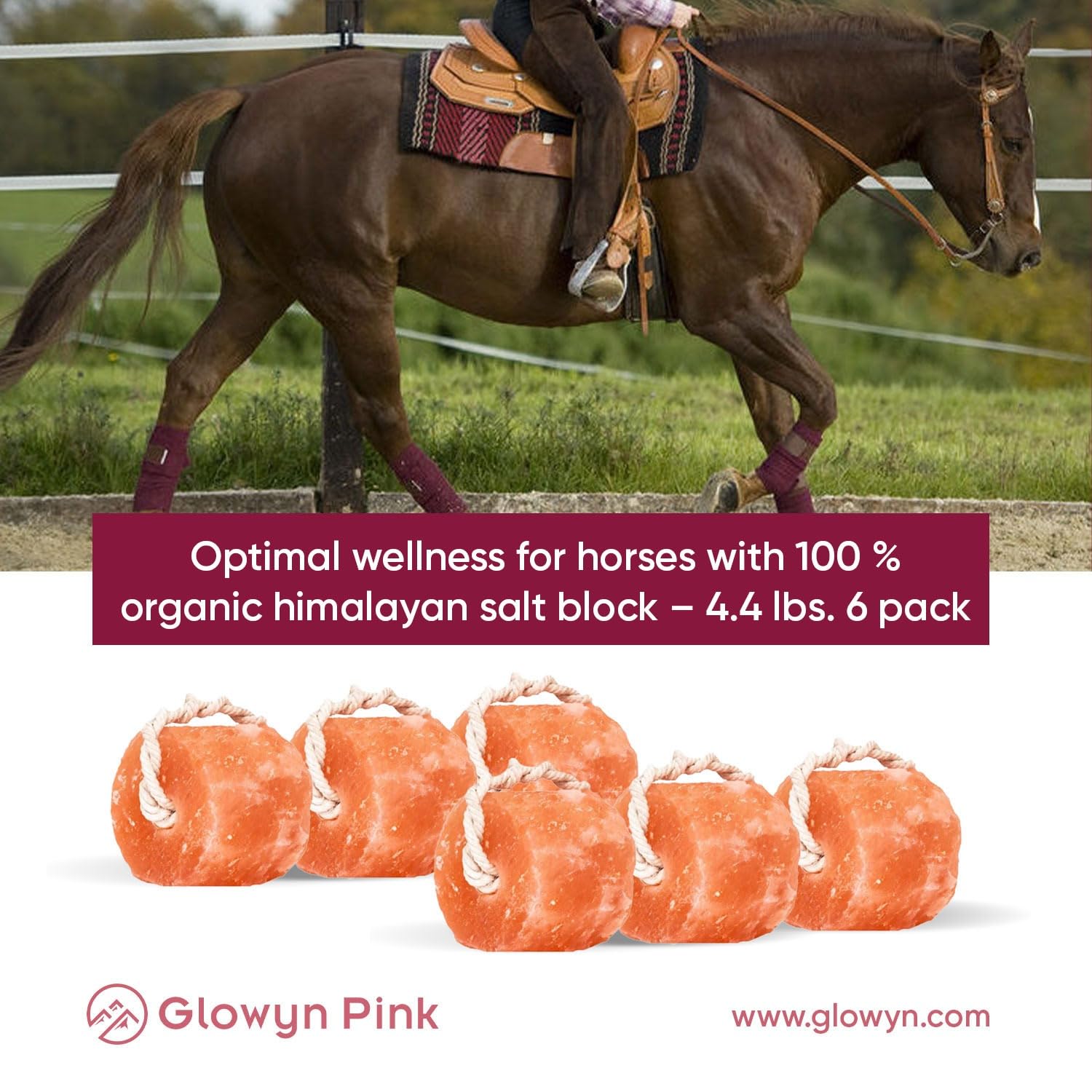 Glowyn Pink bloc en comparaison avec une main pour l'échelle