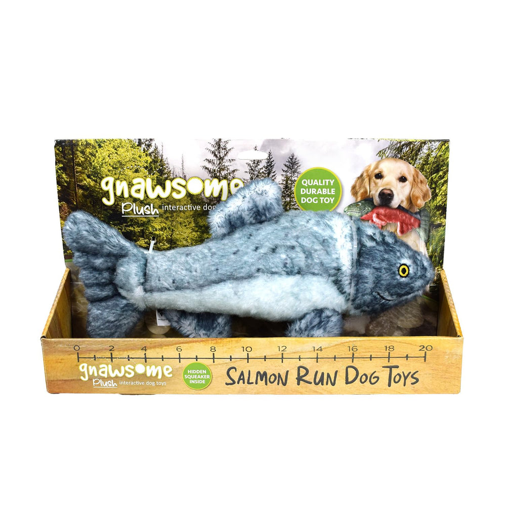 Gnawsome saumon gros plan sur texture peluche douce pour câlins durables