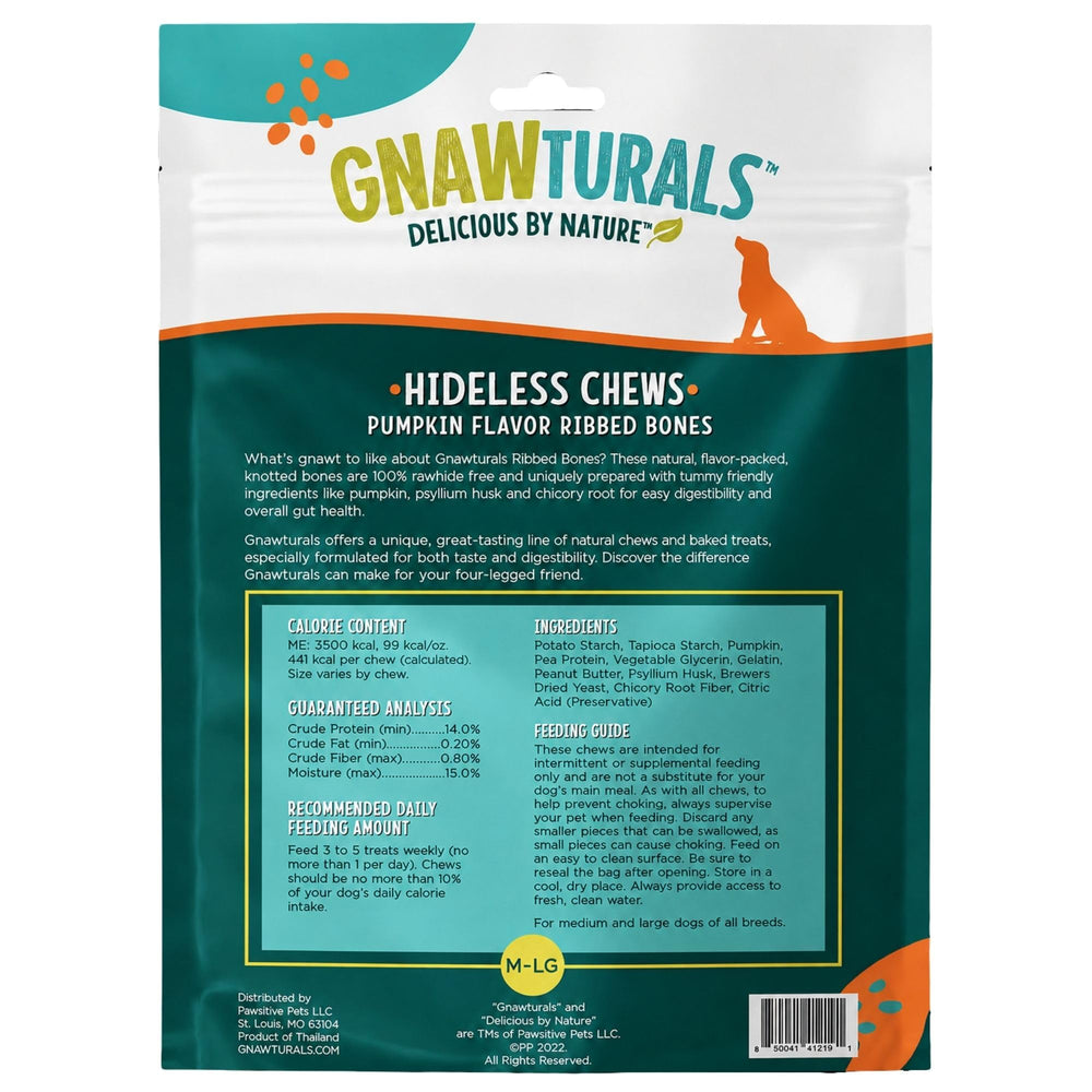 Gnawturals gros plan sur la texture rainurée pour nettoyage dentaire efficace