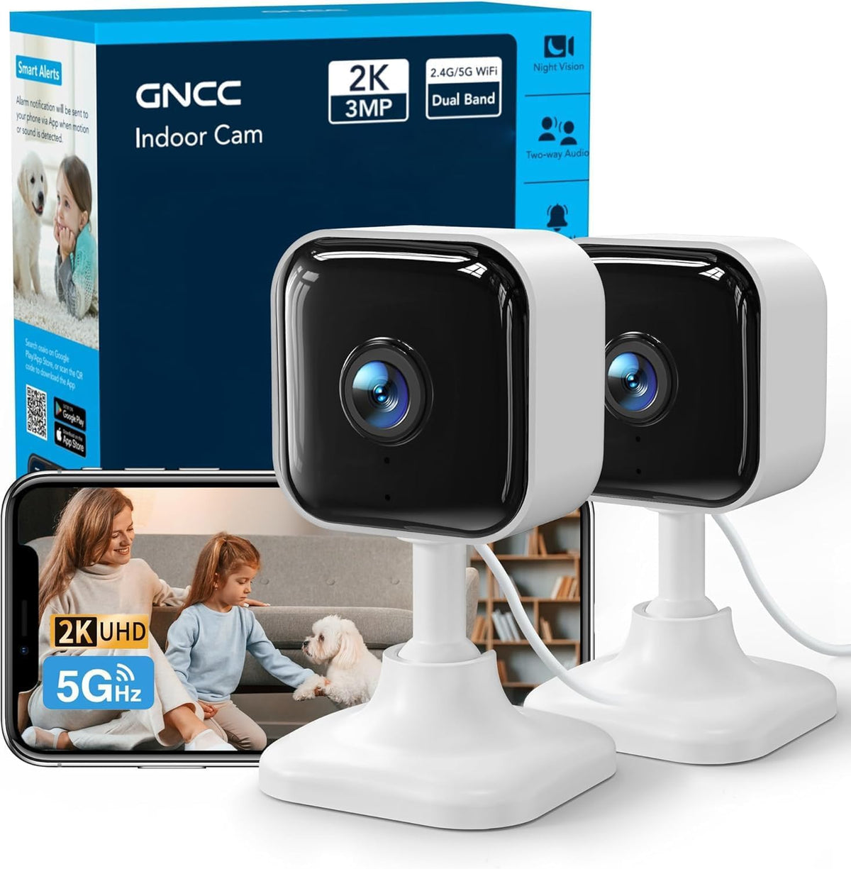 Caméra GNCC GC4 face avant montrant un design compact et discret