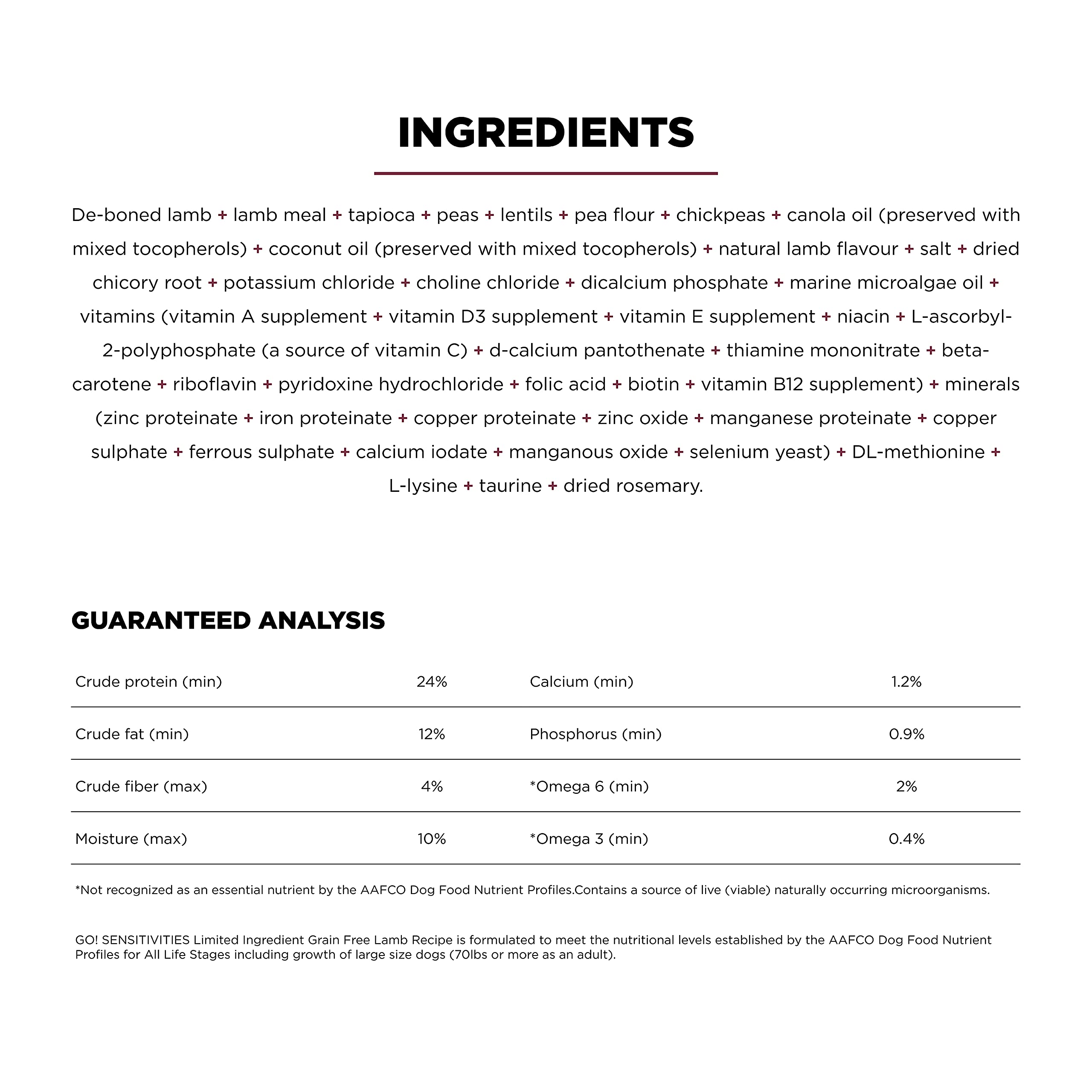 Go! Solutions détail ingrédients sur étiquette, assure transparence produit