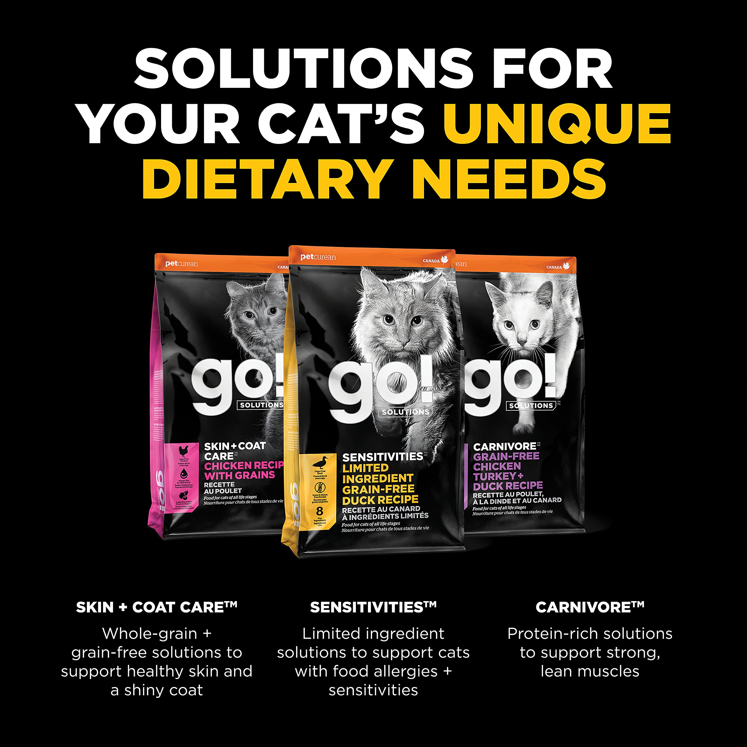 Go! Solutions étiquette nutrition claire pour besoins complets
