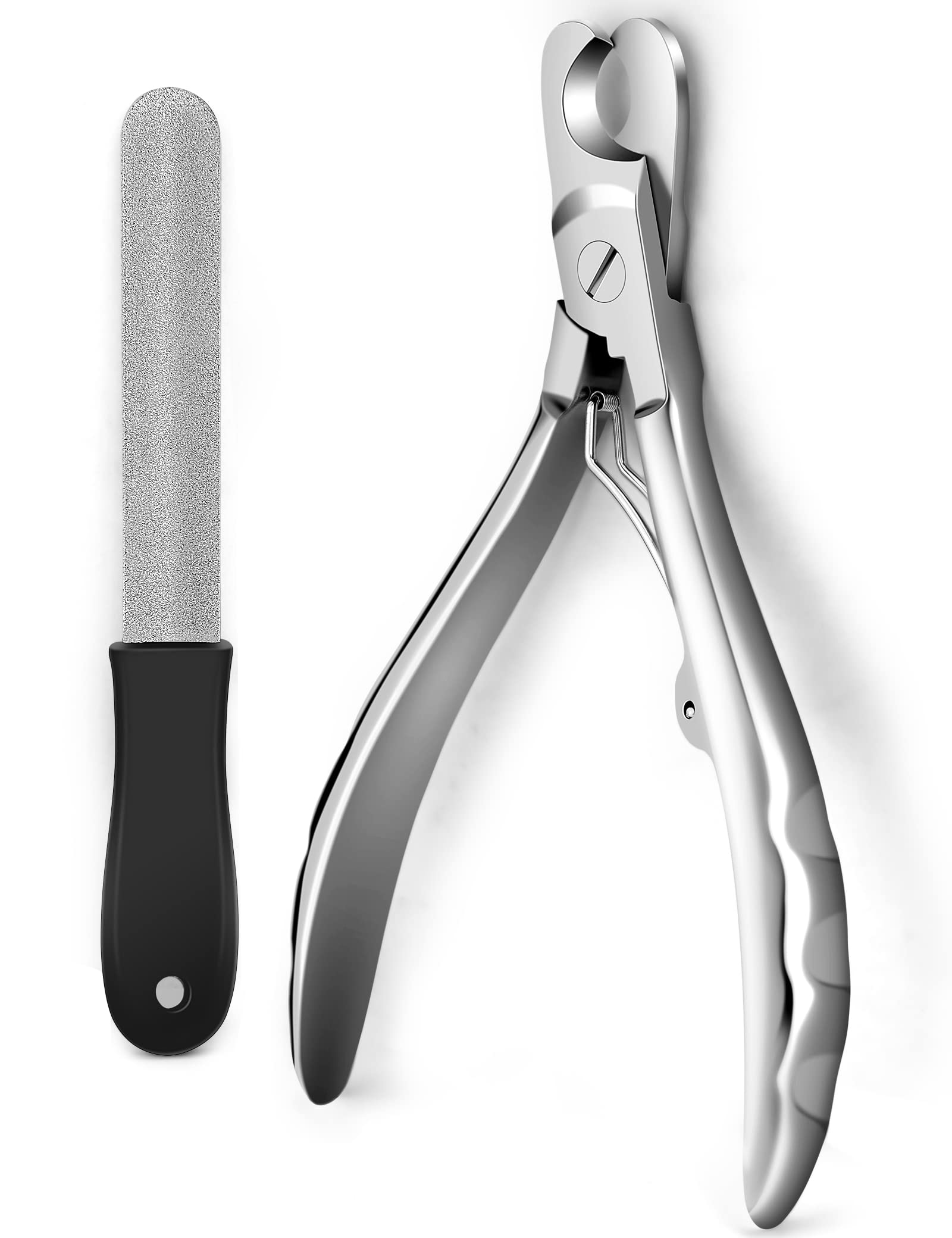 Gobeigo coupe-ongles face avant dans son coffret, rangement pratique et design solide
