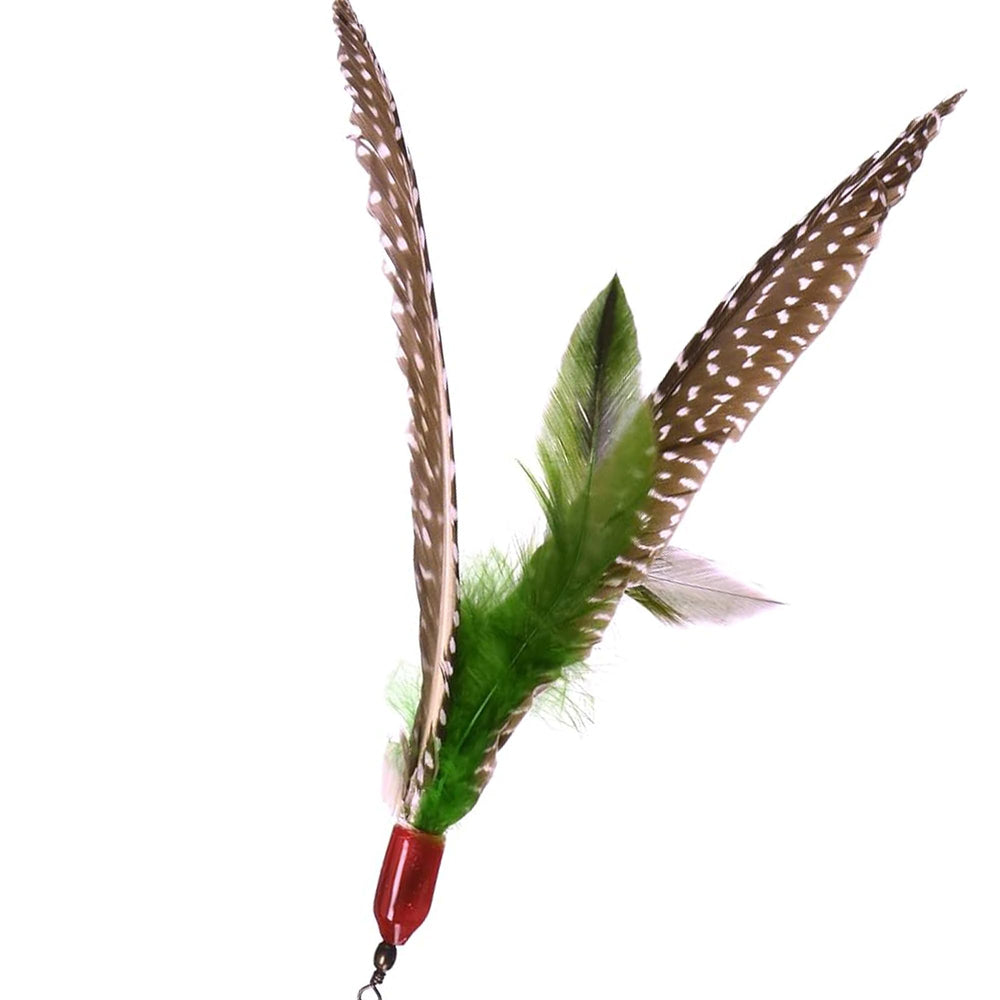 GoCat plumes Da Bird en usage avec chat actif stimulant l'exercice interactif