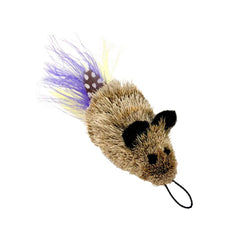 GoCat Da Feather Mouse en action fixé à une baguette, stimule jeu et exercice