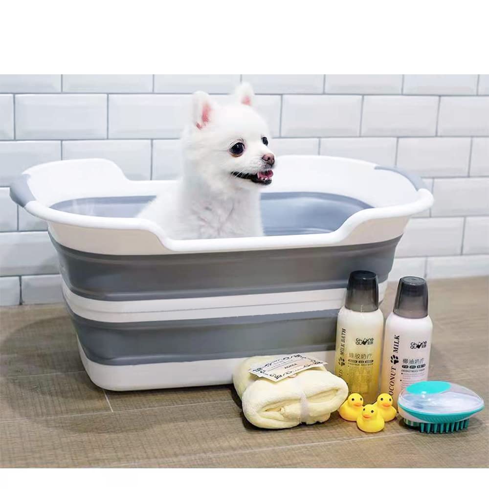Goderewild baignoire utilisée pour laver un chien en sécurité, antidérapante et confortable