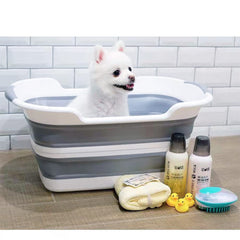 Goderewild baignoire utilisée pour laver un chien en sécurité, antidérapante et confortable