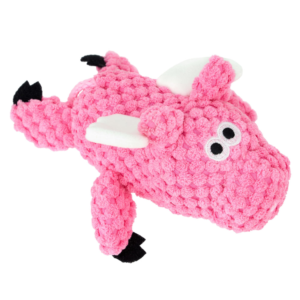 goDog packaging du cochon volant assis montrant le jouet et ses avantages