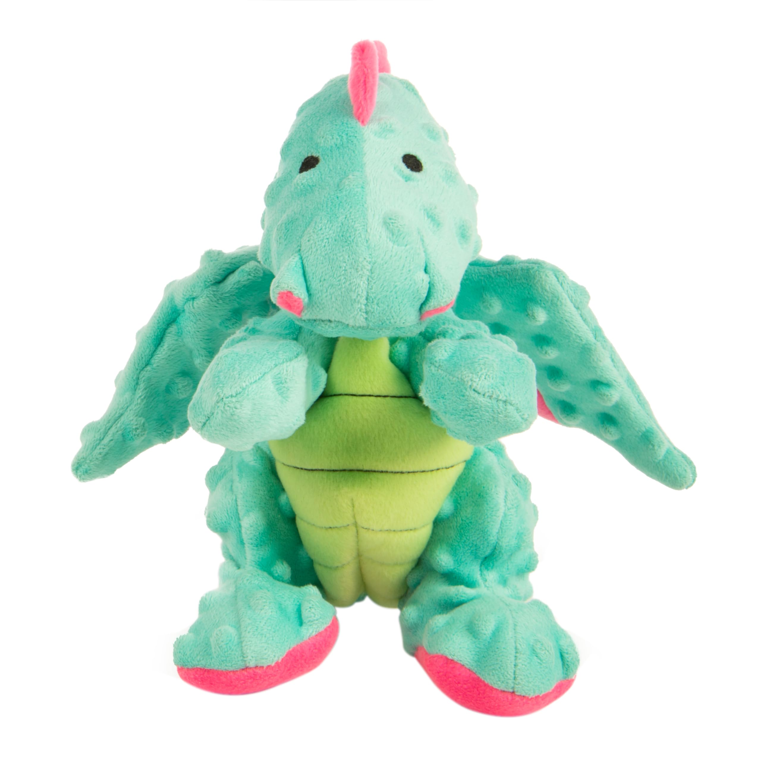 goDog jouet Dragon en seafoam vue avant bénéfice durabilité
