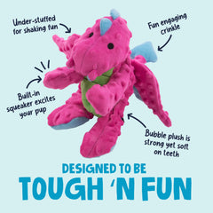 goDog gros plan tissu bubble plush montrant texture, attractif et résistant