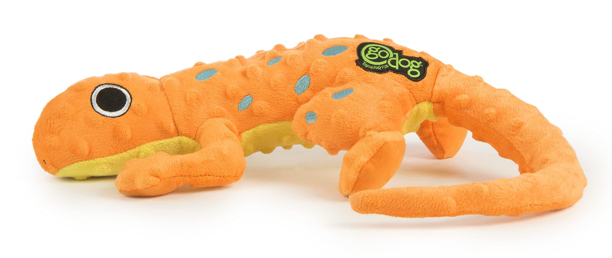 goDog gecko gros plan texture peluche confort câlin