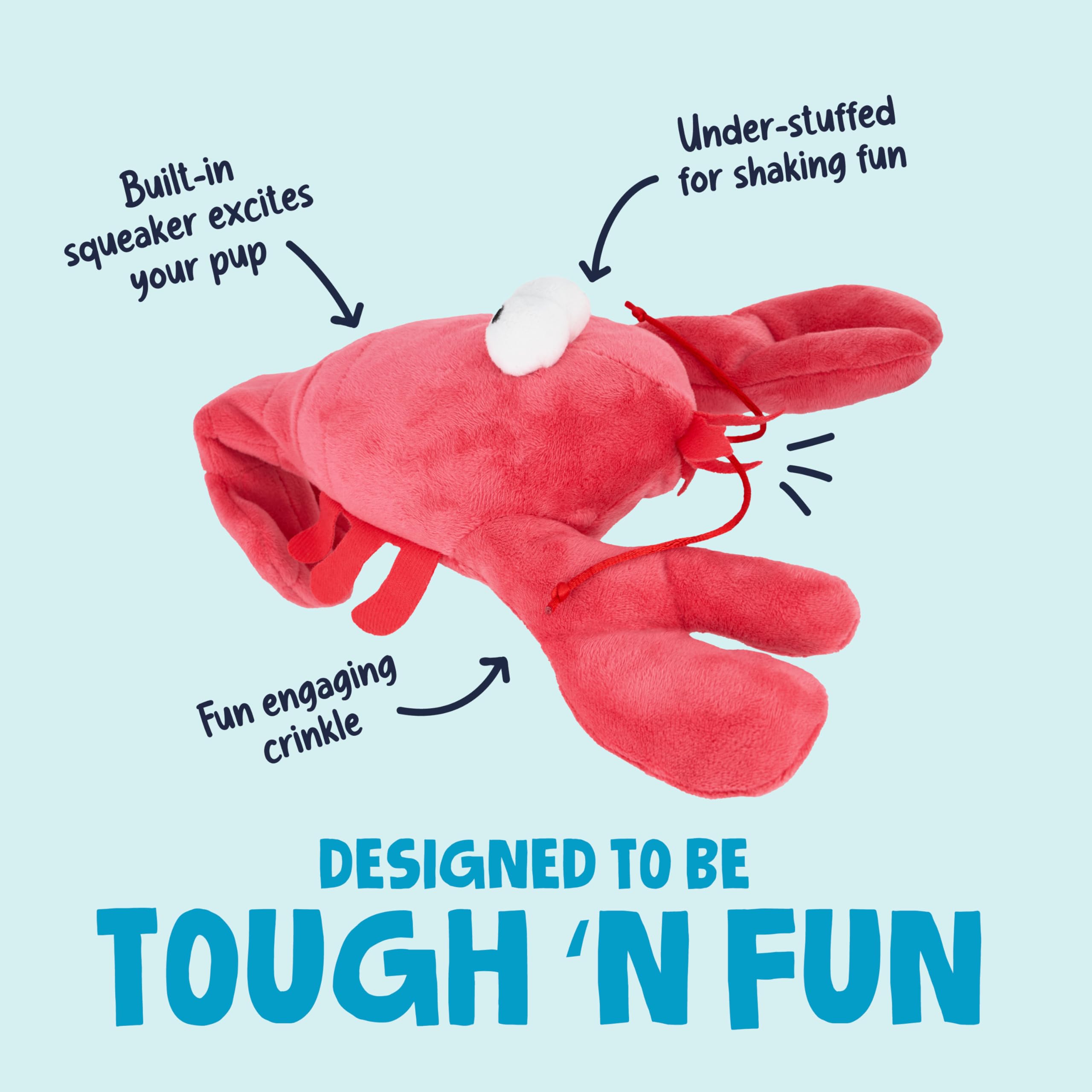 goDog homard gros plan sur la texture résistante avec confort tactile