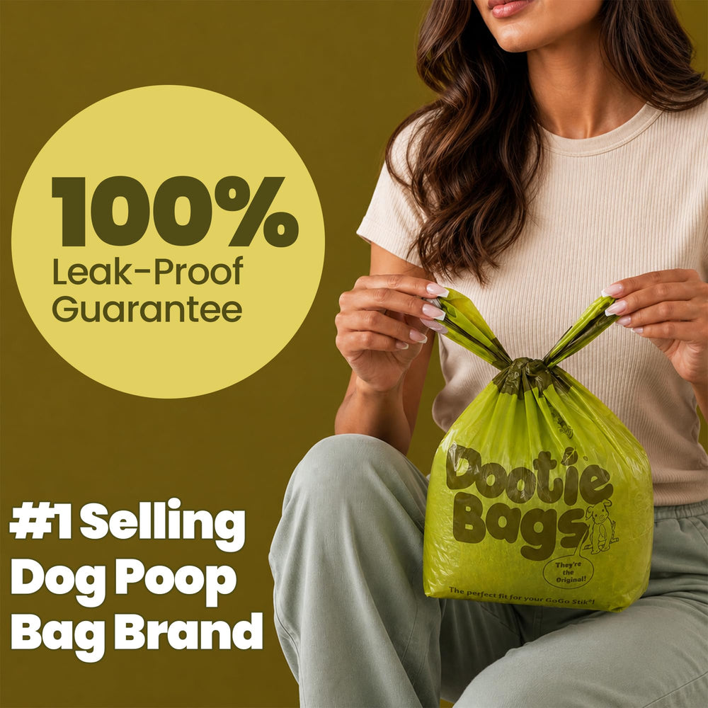 GoGo Stik sac s’adaptant à un scooper swivel bin pratique