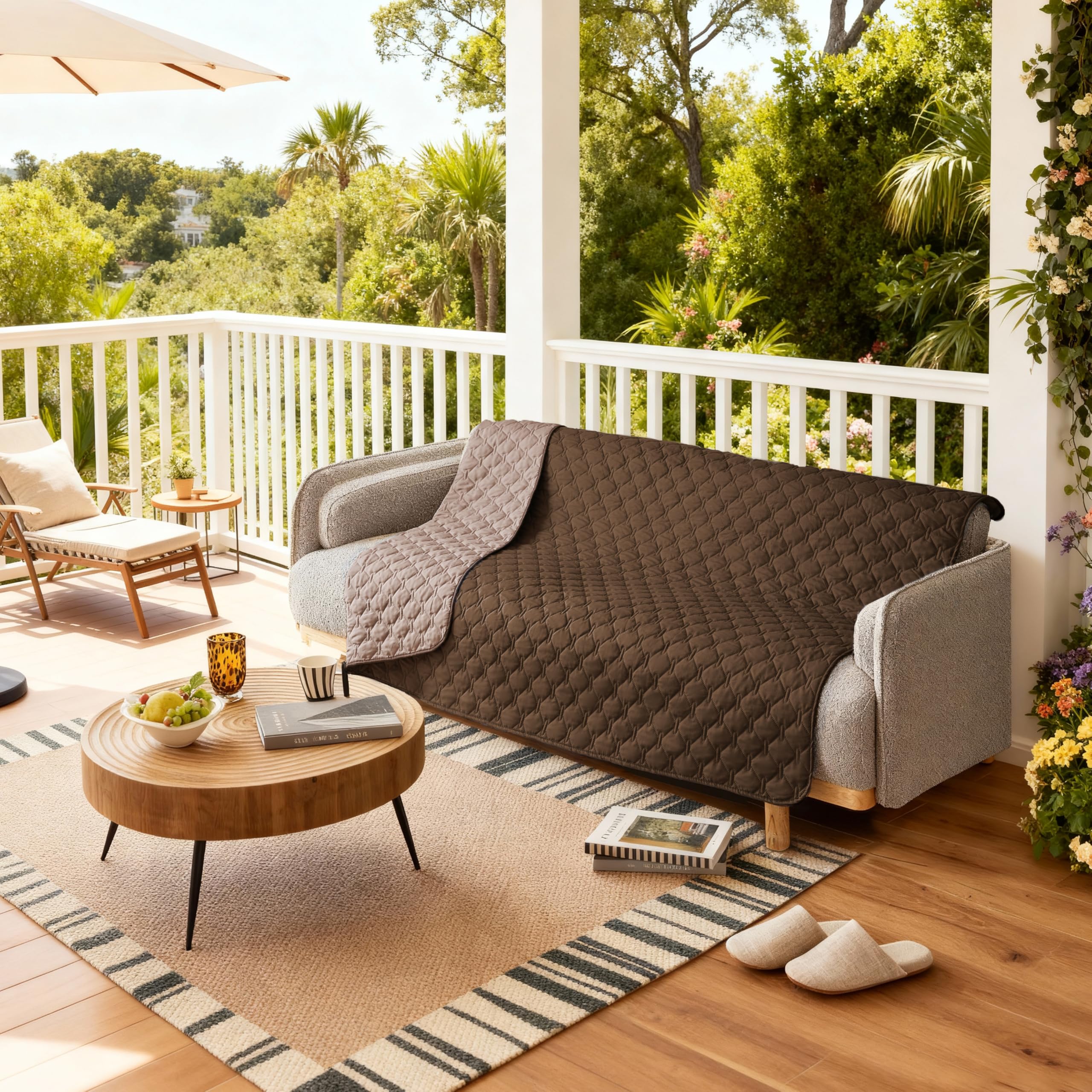 gogobunny couverture installée sur canapé garde propre