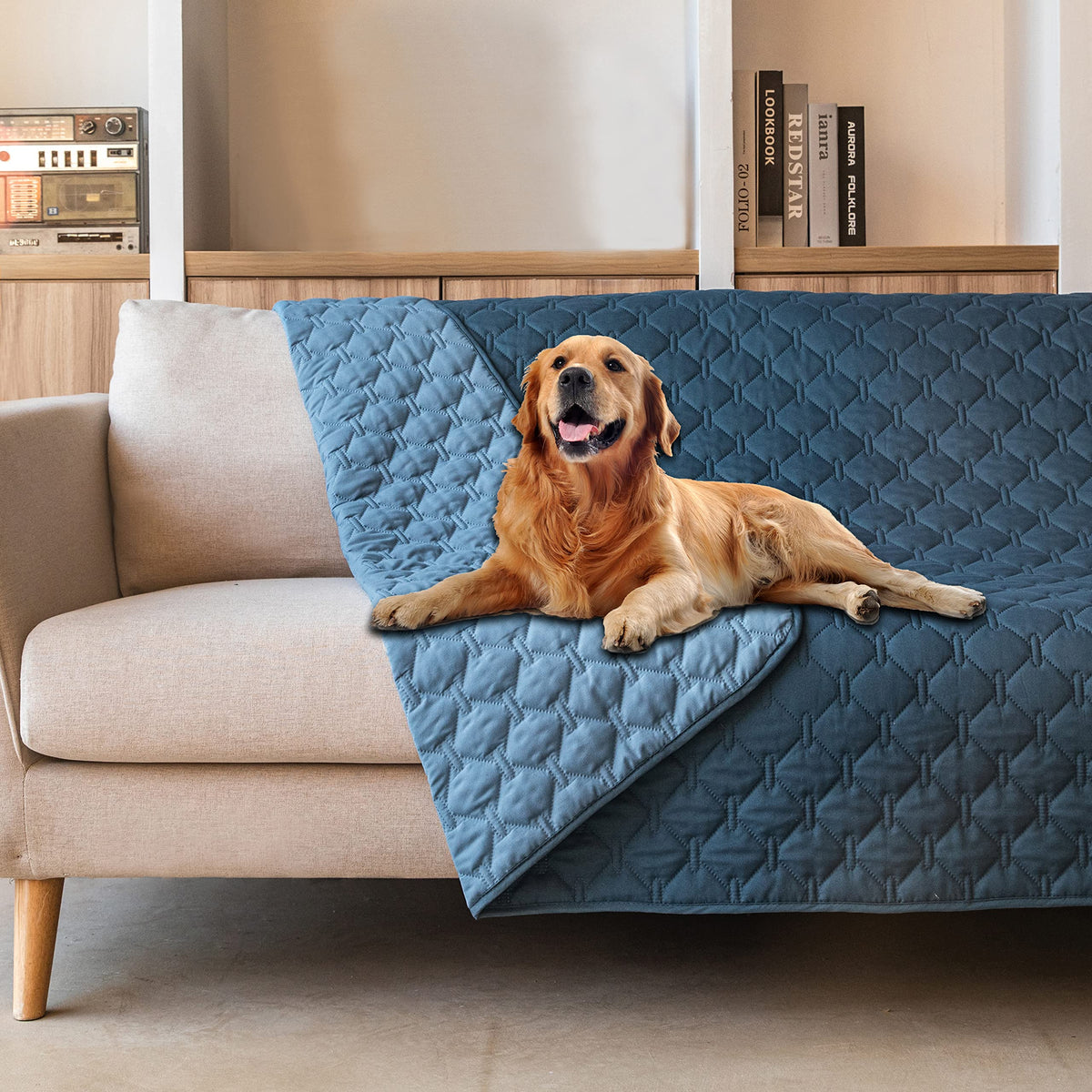 gogobunny couverture posée sur lit protège matelas et garde l'esthétique