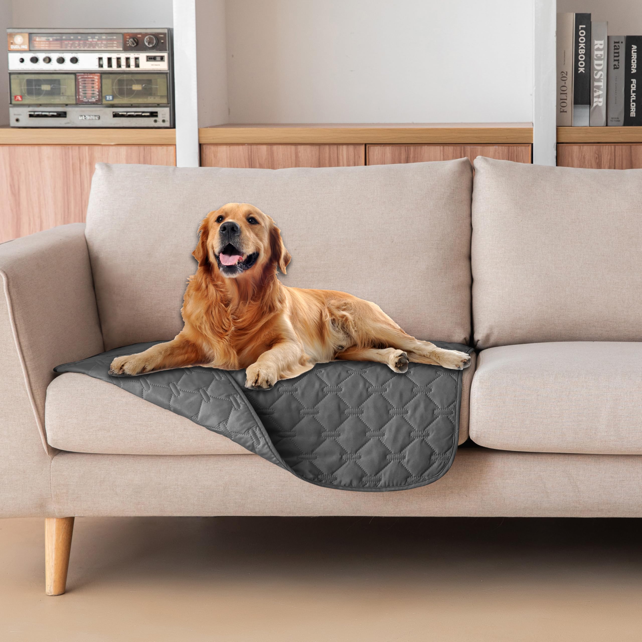 gogobunny housse fauteuil face avant protège du poil