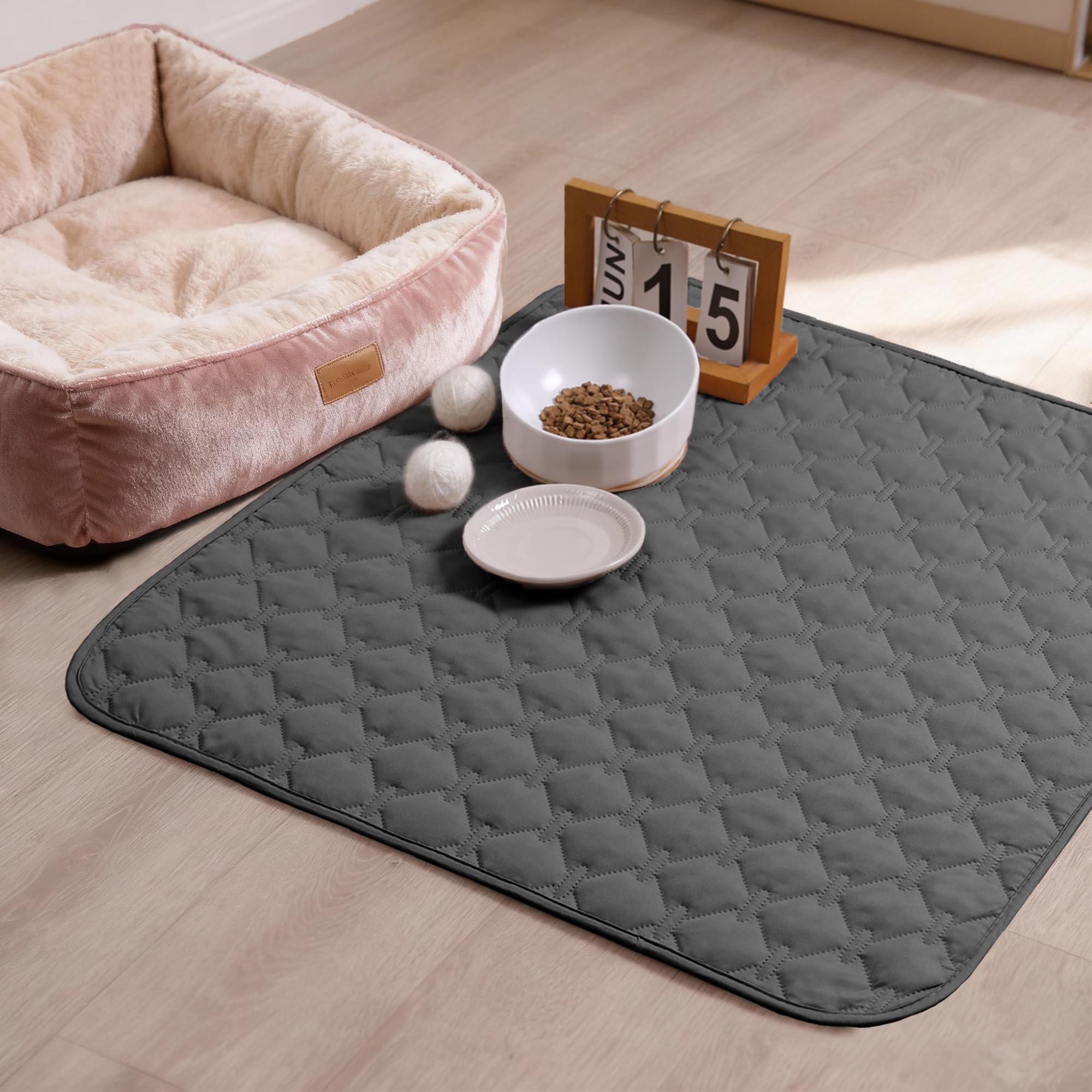 gogobunny côté réversible motif plaid et couleur unie