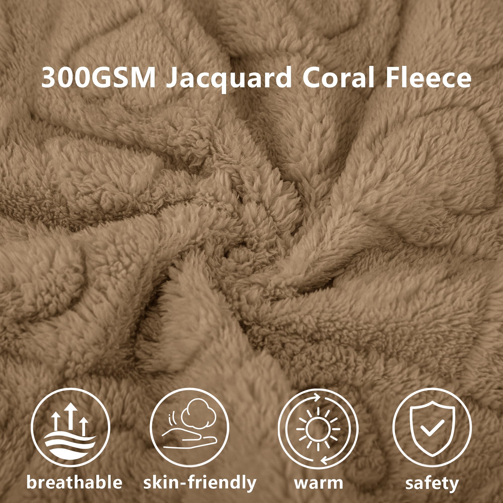 gogobunny gros plan texture corail 300GSM très douce, confort apaisant