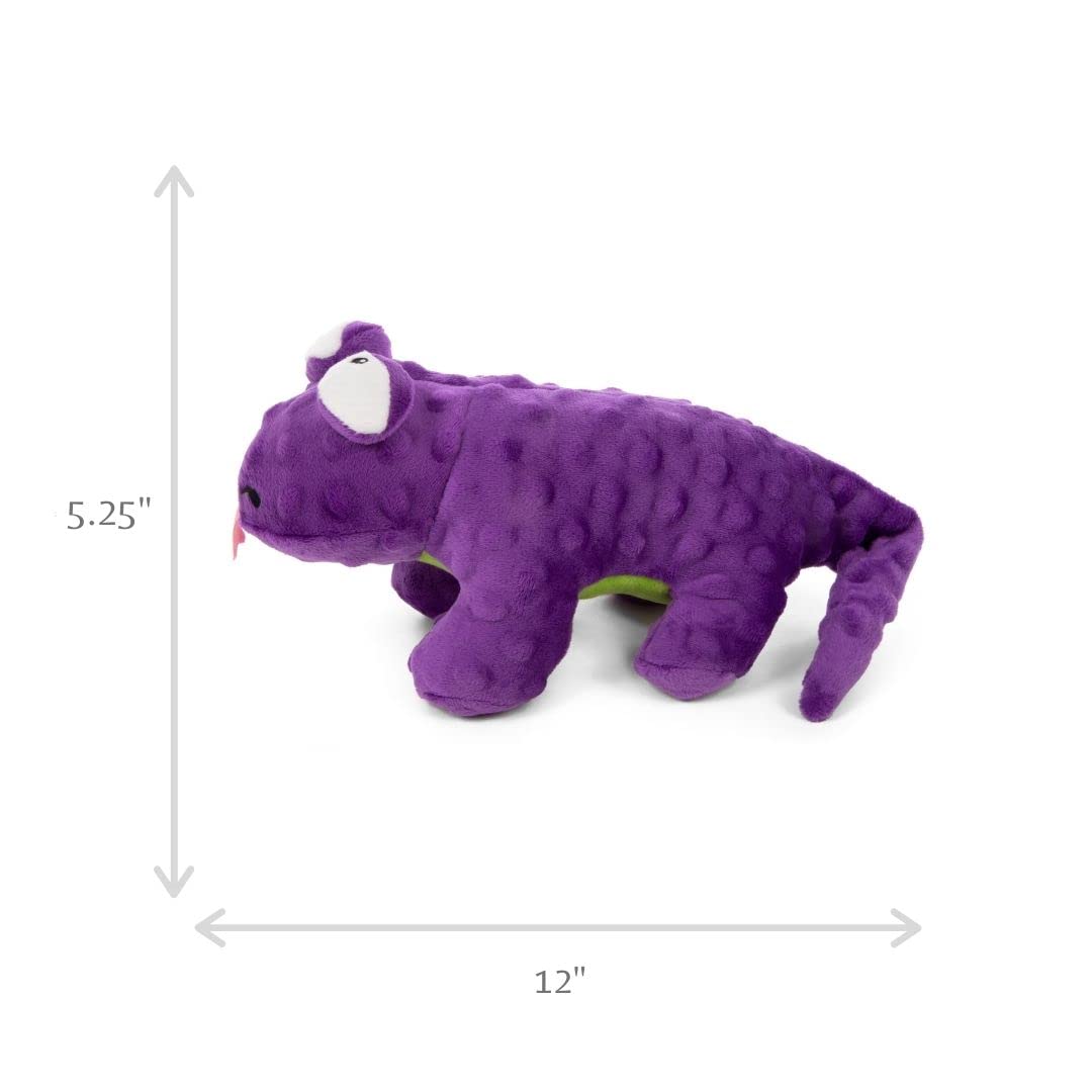 goDog lézard en peluche sur canapé favorisant détente et moment câlin