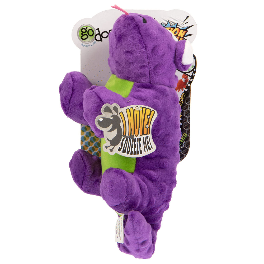 goDog chien jouant avec le lézard montrant stimulation et engagement