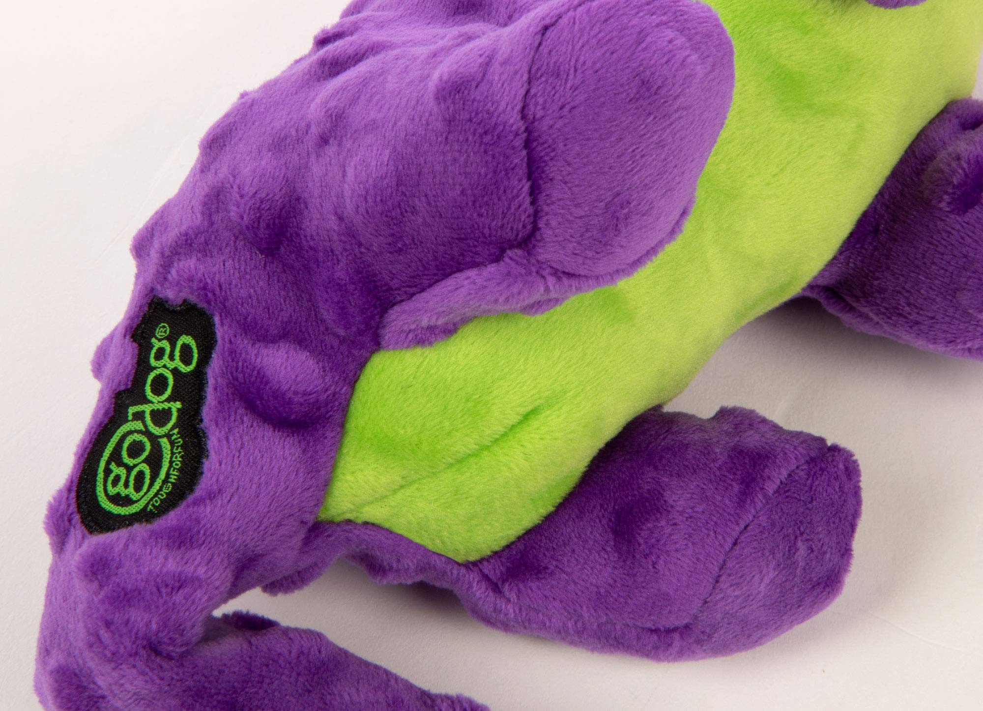 goDog détail des coutures renforcées indiquant durabilité Chew Guard