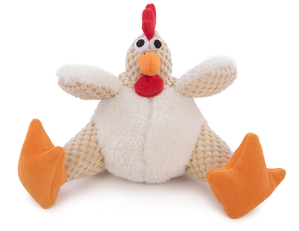 goDog coq peluche face avant montrant design amusant et attrait visuel