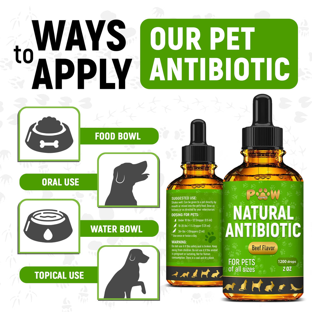 Golden Paw flacon à l'échelle pour comparer la taille 2 oz, portable et pratique